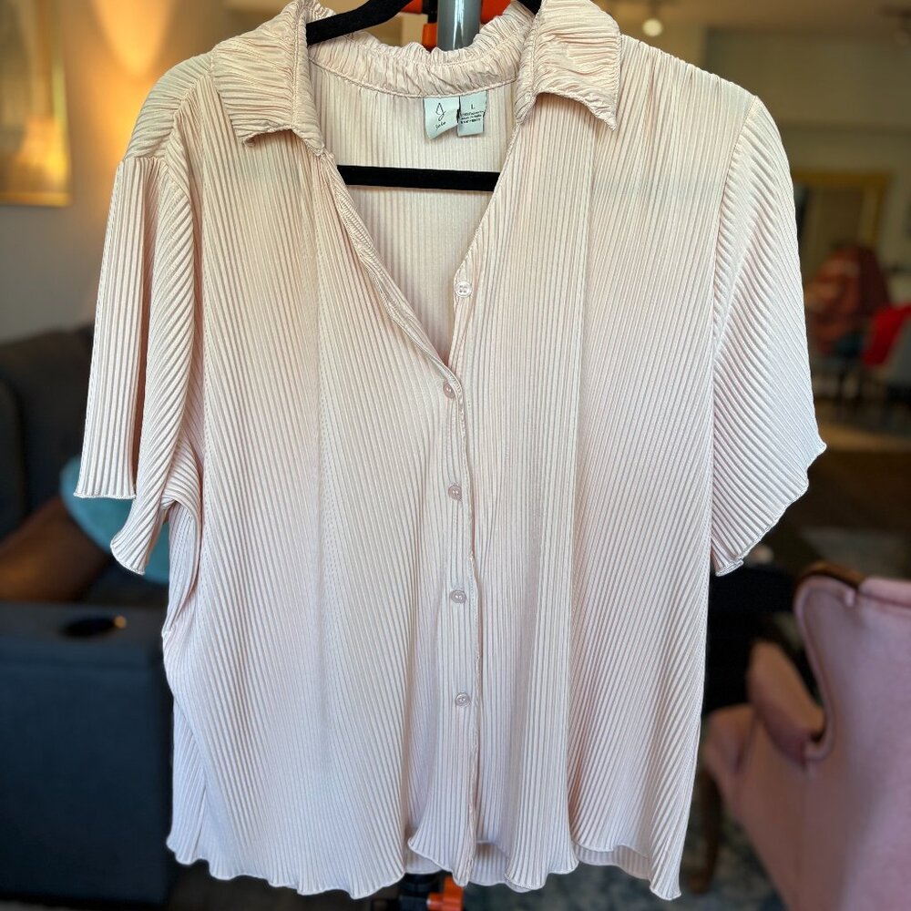 JOIE Pale Pink Pajama Set – Size L